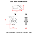 Ensemble de roues (pour pied Easylift)