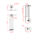 Adaptateur pour pied 35mm COMBI pour spigot 19mm & 28mm