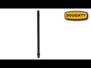 Extension ajustable pour système modulaire 100 à 170cm, livré avec 2 goupilles à écrou CCS6-604, noire