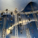 Cadre H grand en tube de 48mm, livré avec 4 goupilles à écrou CCS6-604, CMU 100kg