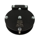 Support auvent pour simple poulie charge lourde, 200mm