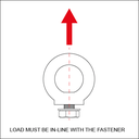 Œillet femelle M12, CMU 500kg, testé conforme DIN582