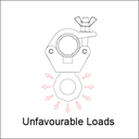 Œillet femelle M12, CMU 750kg, testé, rose