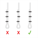 Serre câble galvanisé 8mm (conforme à la DIN 1142)