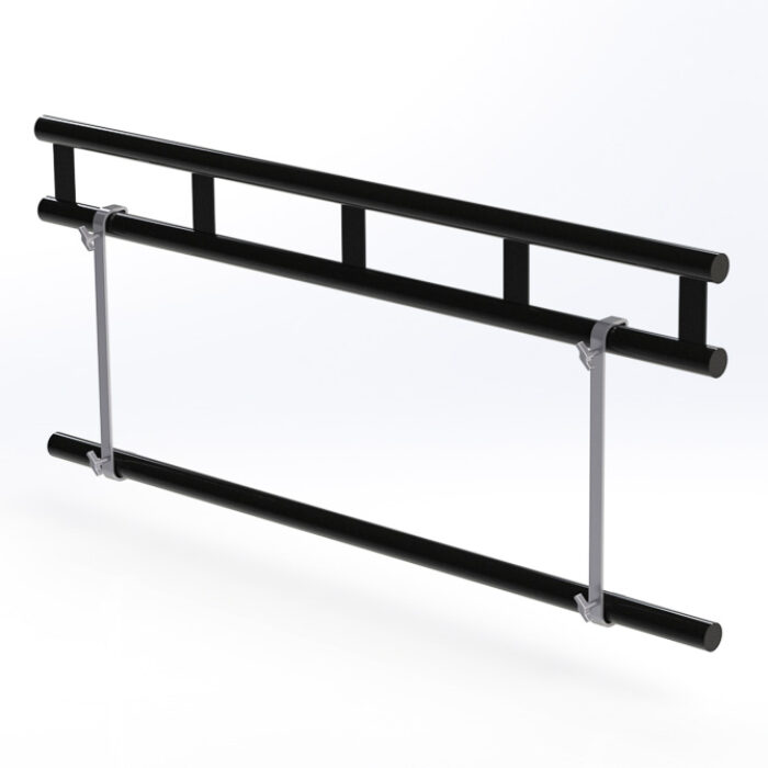 Double crochet parallèle pour tubes de 48-51mm (entraxe 150mm), CMU 40kg