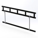 Double crochet parallèle pour tubes de 48-51mm (entraxe 150mm), CMU 40kg