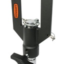 Bras "tombant" avec récepteur 29mm et spigot 28mm, 100cm, CMU 100kg