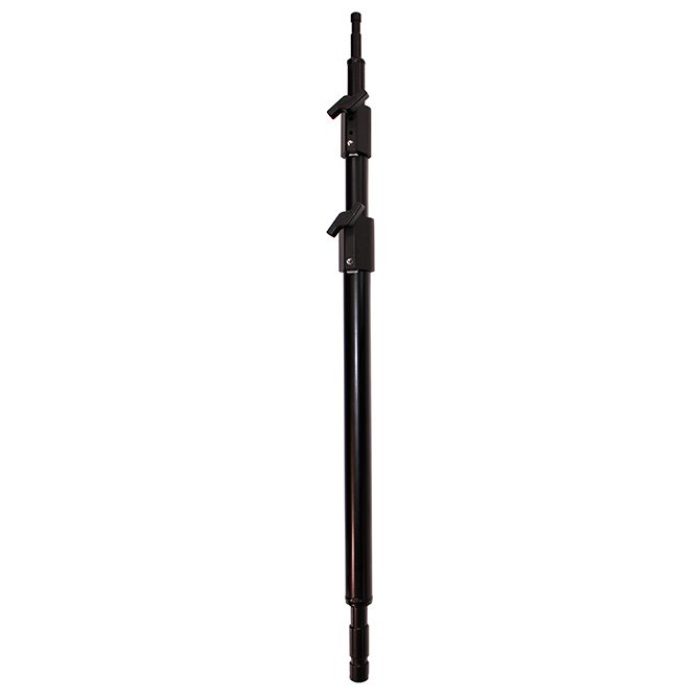Barre 2 sections avec spigot 16 et 28mm, 1'780-4'520mm, gamme Shadow, noir 