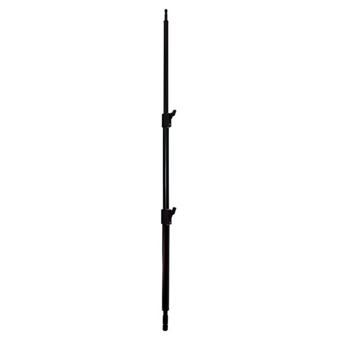 Barre 2 sections avec spigot 16 et 28mm, 770-1'500mm, gamme Shadow, noir 