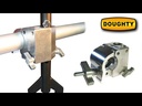 Collier BARREL SOCKET avec récepteur pour spigot 28mm + 16mm, CMU 250kg, noir