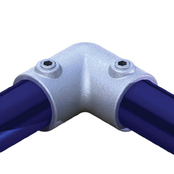 Coude 90° galvanisé pour tubes de 48mm