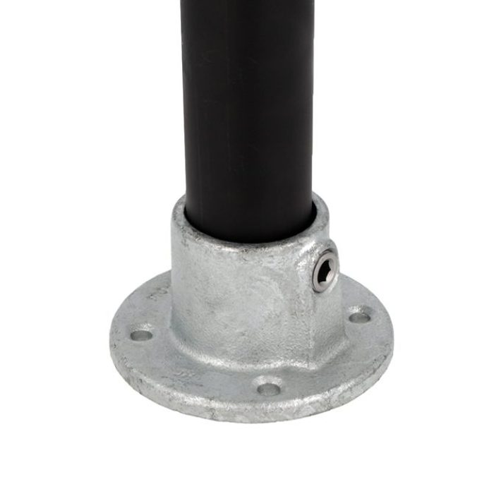 Bague de serrage de base galvanisé pour tube de 48mm