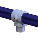 T de serrage INTERNE galvanisé pour tubes de 48mm