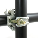Double collier forgé pour tubes de 48-51mm