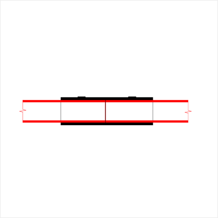 Raccord solide externe échafaudage pour tube de 48mm