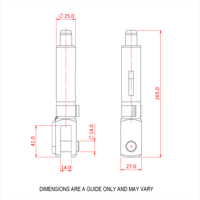 Reutlinger 50SV II ZW avec fourche entrée sur le coté (4mm , CMU 80Kg) (5mm , CMU 130Kg)