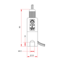 Reutlinger 50SV II ZW avec pas de vis M12 entrée sur le coté (4mm , CMU 80Kg) (5mm , CMU 130Kg)