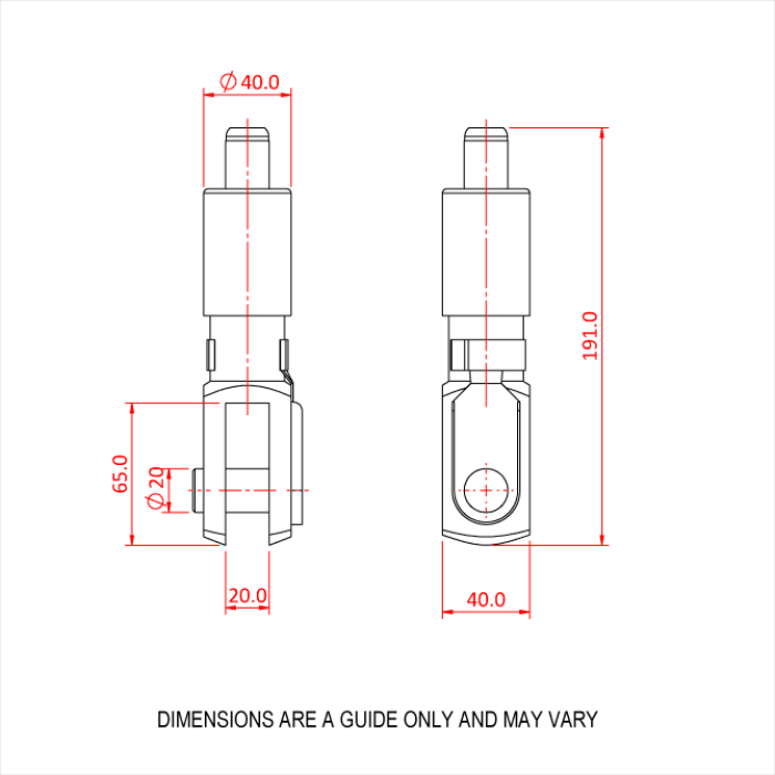Reutlinger 80SV II avec fourche (6mm - 190Kg) (8mm - 330kg)