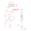 Adaptateur pour "Par" avec spigot 28mm