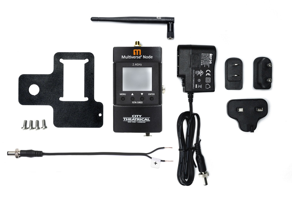 MULTIVERSE NODE 2.4GHz; émetteur récepteur DMX/RDM HF 2.4GHz configurable