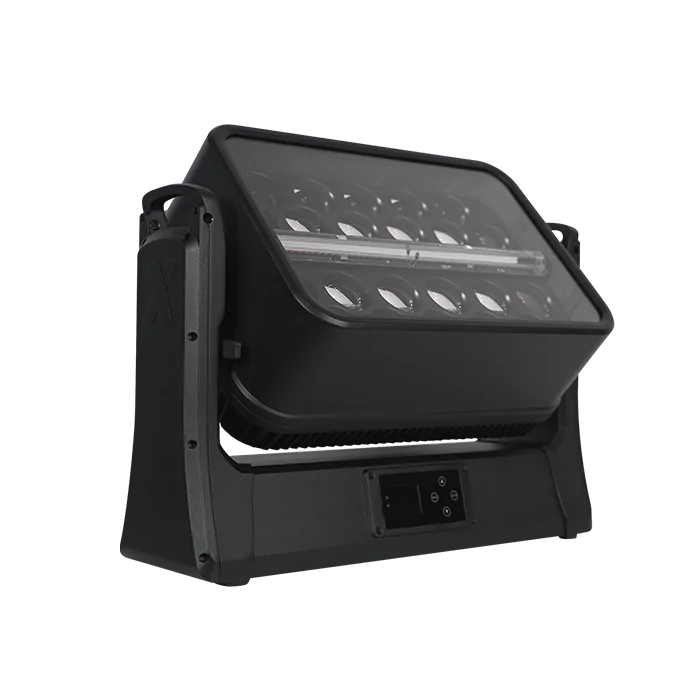 Aurora Blast;  22 x 40W RVBB + strobe 144 x 5W BF