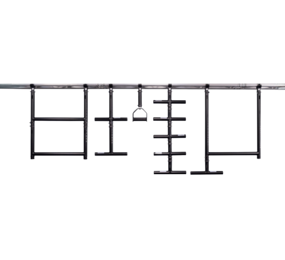 TUBE 48X3, MODULAR T-SECTION L=450, RAL9005