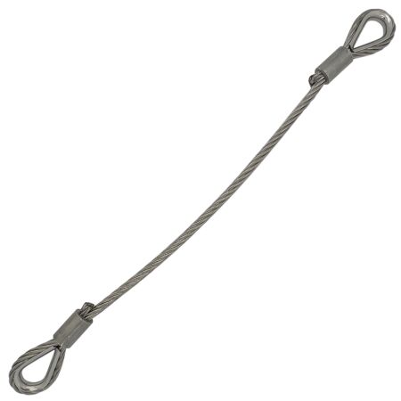 STEELW.10MM L-700CM EYE/EYE