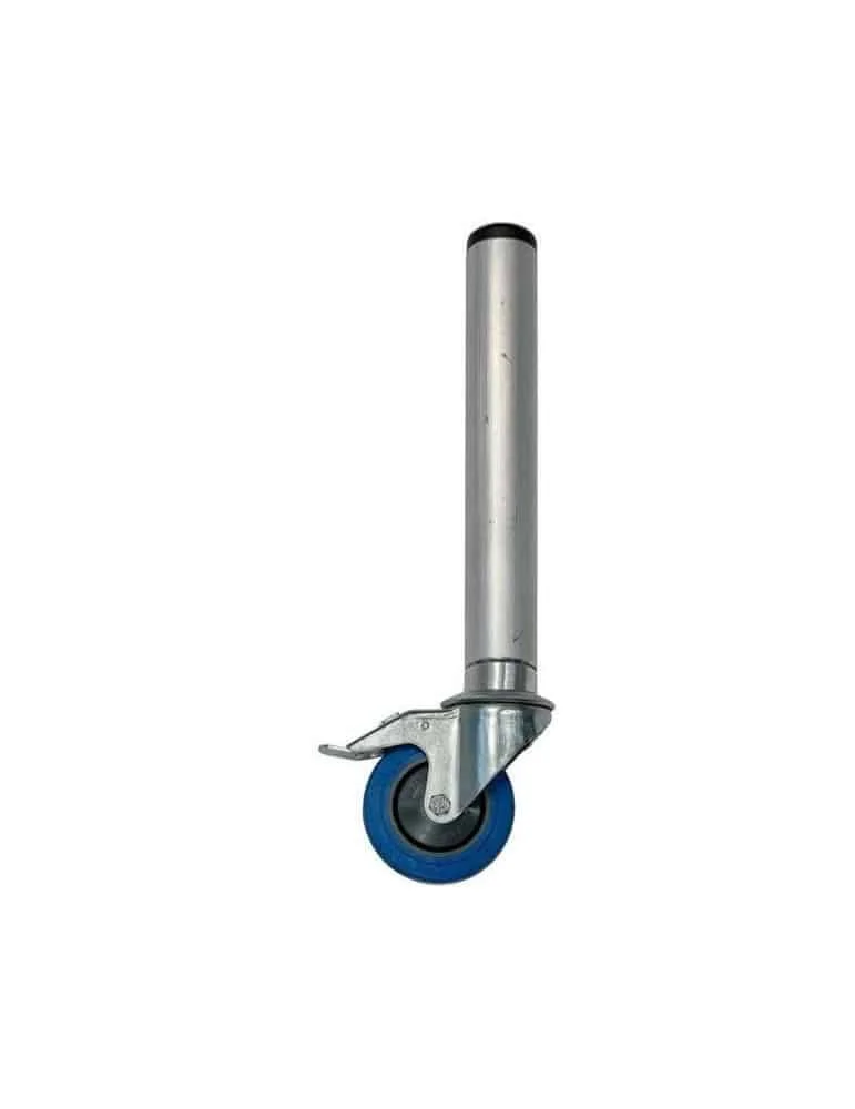SINGLE LEG  CAST./BRAKE H=60CM