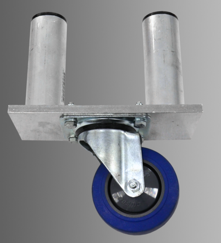 DOUBLE LEG WITH CASTOR H=60CM