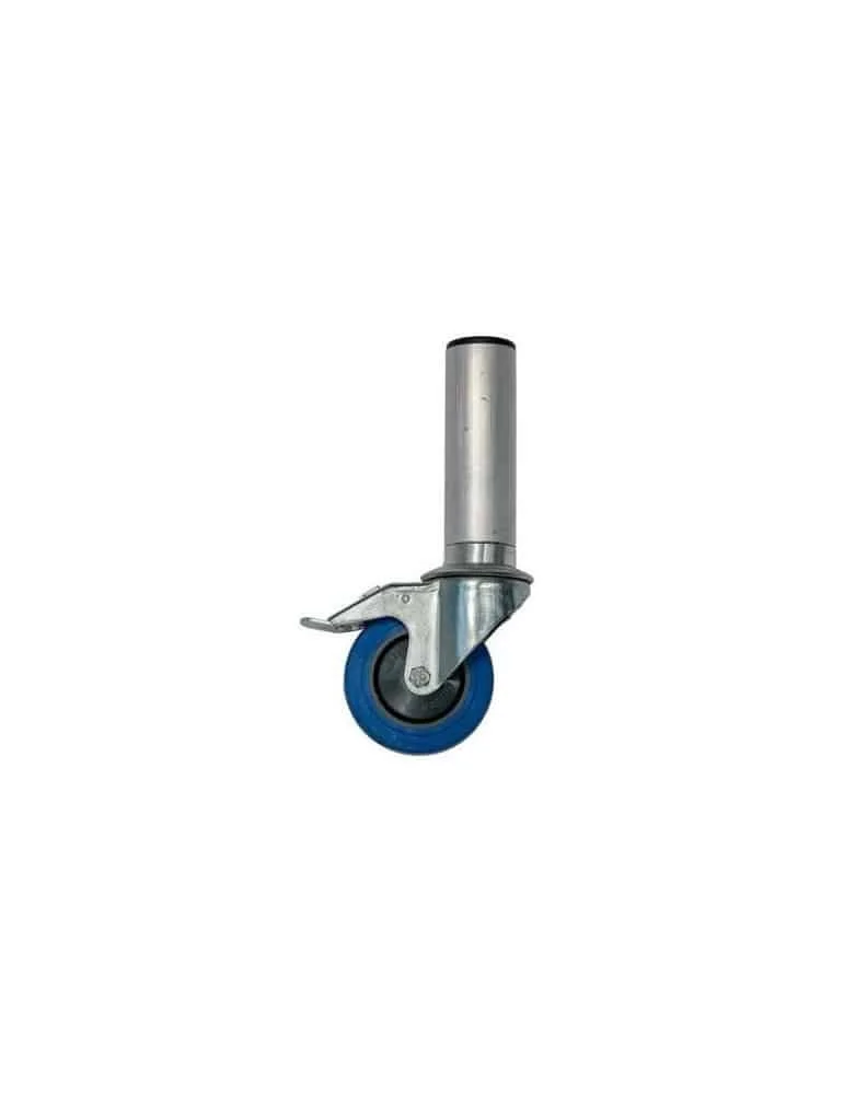 SINGLE LEG  CAST./BRAKE H=70CM