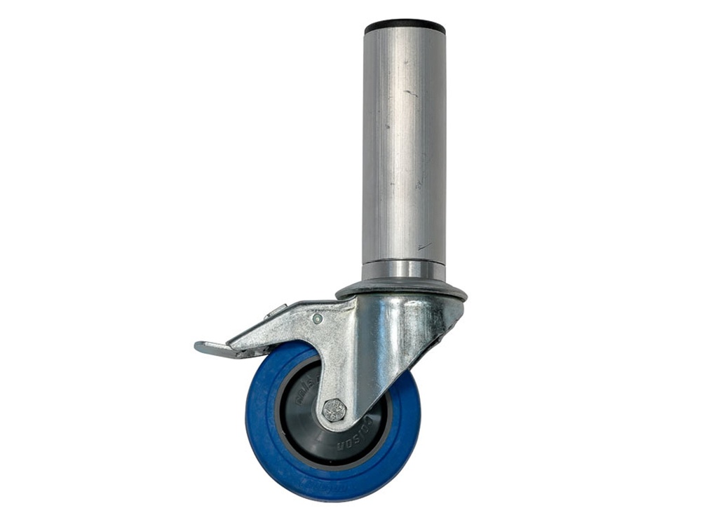 SINGLE LEG  CAST./BRAKE H=80CM
