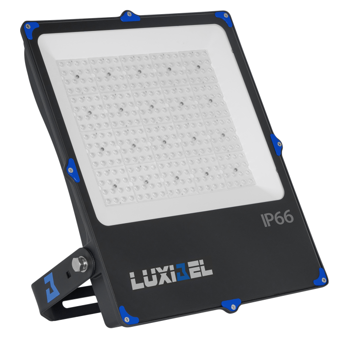 B EXPOFLOODDL60°; projecteur de surface 60° à LED de 200 W (blanc neutre de 4'800° K), IP66, IRC95