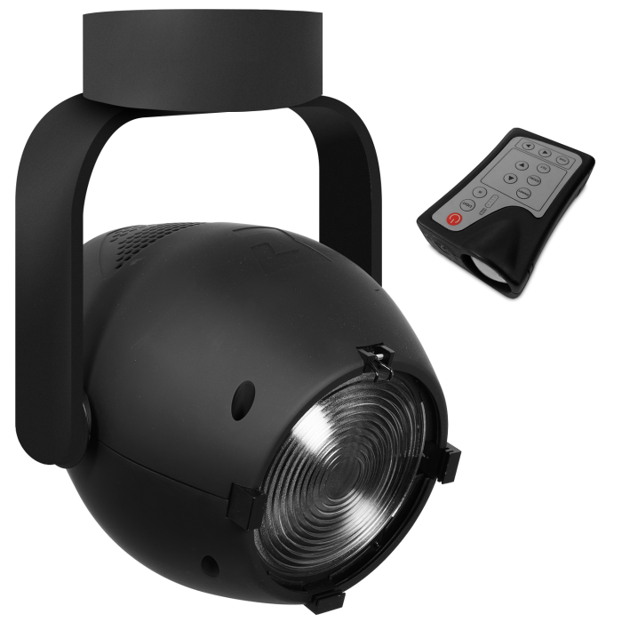 B EXPO350A; fresnel à LED de 350 W à 5'600(/3'000° K avec zoom automatique, PAN, TILT, DMX/RDM ou commande à distance