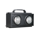 B BLINDED; blinder LED à 2 x 110 Watts blanc chaud & ambre (effet tungstène 1'200 - 2'700° K), angle de projection de 50°, réglage de la densité en 16 bits