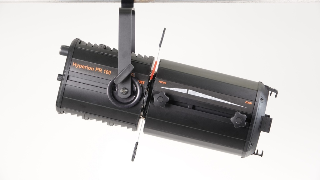 [PR HY LED 100 ZW RGBW] Profile LED Hyperion Scheinwerfer 100W, RGBW, Weiss 2'700-8'000°K, zoom 35-50°, DMX + Manuel