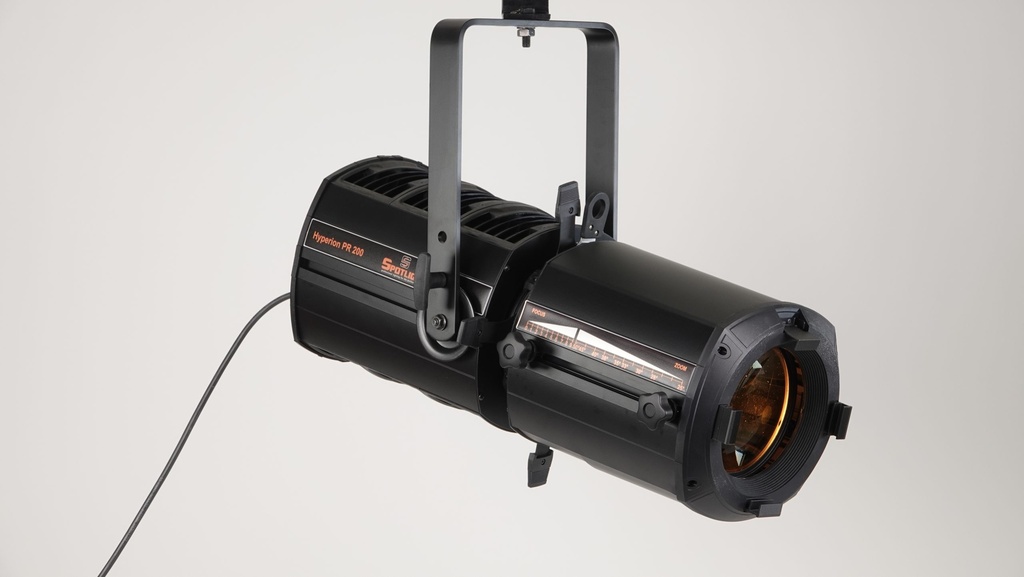 [PR HY LED 200 ZS TW] Profile LED Hyperion Scheinwerfer 200W, regelbarer Weiss 2'700-6'500°K, zoom 15-30°, DMX + Manuel
