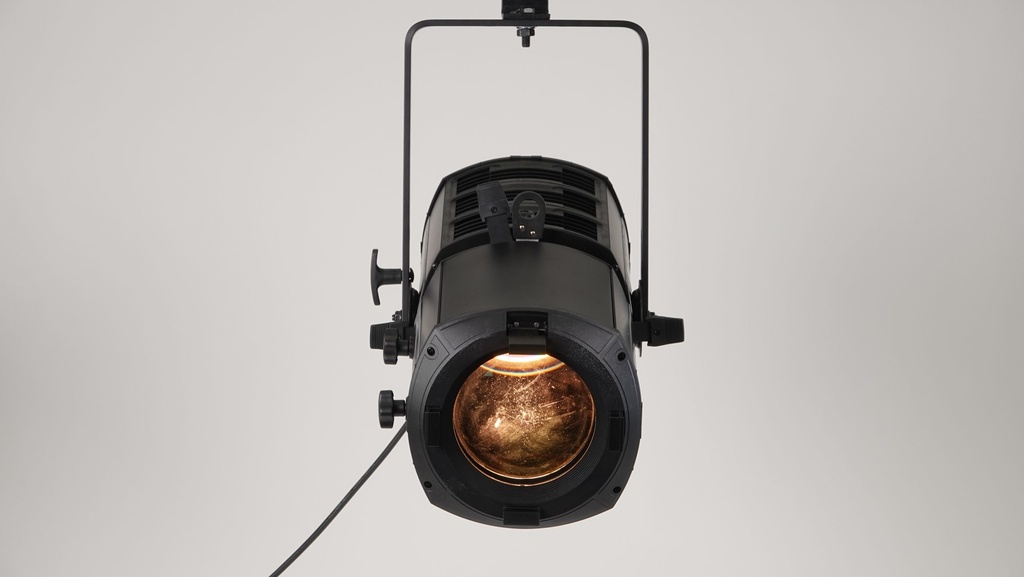 Profile LED projecteur Hyperion 200W, blanc chaud 3'000°K, zoom 25-50°, DMX + manuel