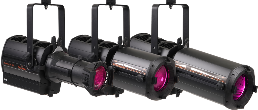 [PR HY LED 300 ZW WW] Profile LED Hyperion Scheinwerfer 300W, Warmweiss 3'200°K, zoom 25-50°, DMX + Manuel