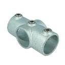 Croix de serrage 4-voies galvanisé pour tubes de 48mm