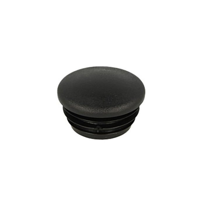 Bouchon de fin pour tube de 48mm, noir