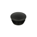 Bouchon de fin pour tube de 48mm, noir
