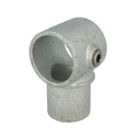 T de serrage INTERNE galvanisé pour tubes de 48mm