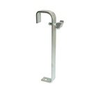 Crochet long pour tube de 48-51mm (225mm jusqu'à l'axe) CMU 40kg