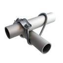 Clip pour deux tubes de 48mm à 90°