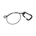 Elingue de sécurité  70cm, 5mm, version BBC, CMU 75kg, noir