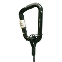 Mousqueton (testé), CMU 400kg , noir