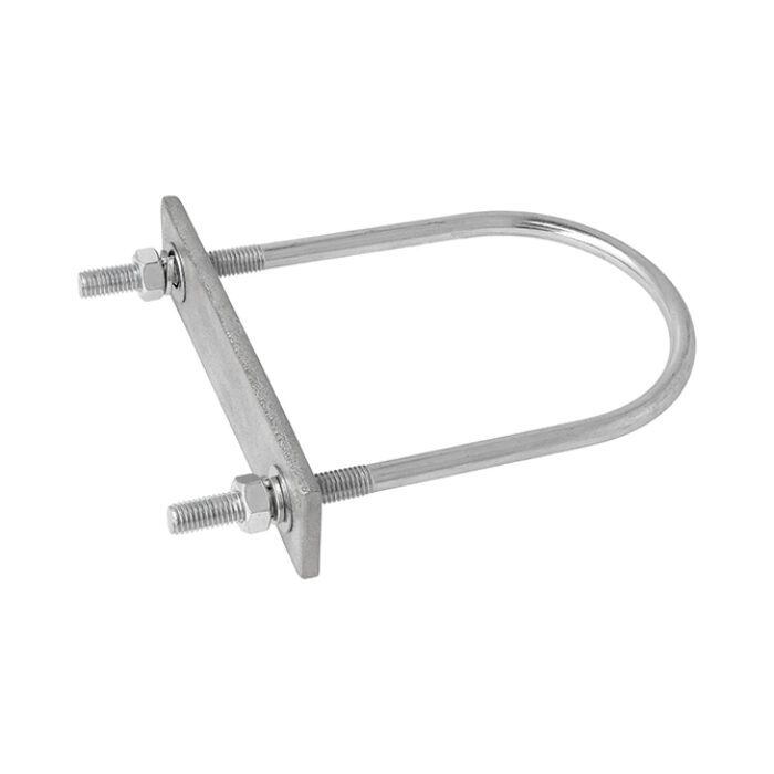 Boulon en "U" avec plaque pour tube de 48-51mm