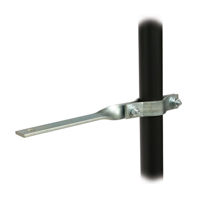 Bras de force acier pour tube de 48mm, vrillé, CMU 12kg