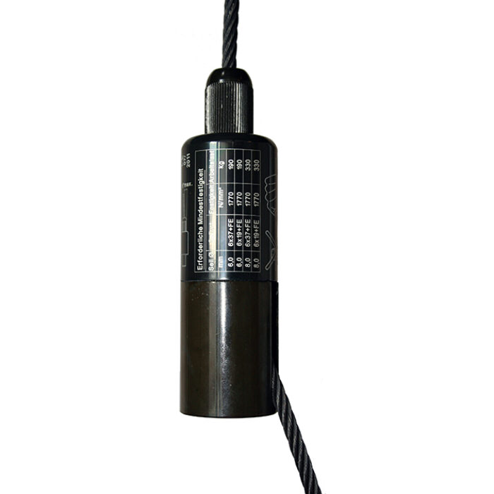 80SV II ZW M12i (FEMALE THREAD) (SIDE EXIT WIRE) (6mm - 190Kg) (8mm - 330kg)