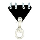 Swivel CLEW 4-Weg 500kg, mit 5 mm Seilkausche